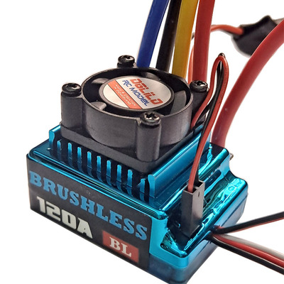 RC模型遥控车120A无感无刷电调