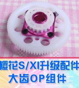 【DgLiLo】1:10模型车配件 大齿OP组件 80T大齿+20T皮带轮