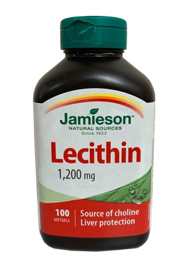 加拿大直邮 Jamieson 健美生大豆卵磷脂软胶囊1200mg100粒
