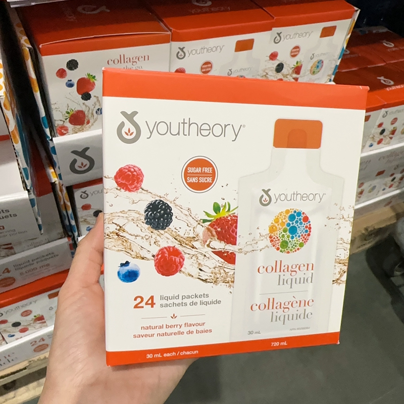 加拿大直邮 Youtheory水解胶原蛋白+氨基酸 30ml*24袋