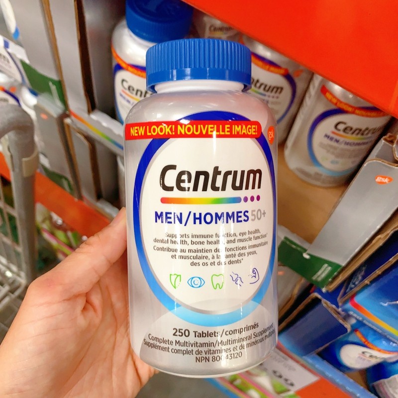 本周特价 加拿大直发 银善存Centrum 50岁+中老年男性多维250片