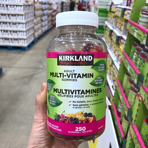 加拿大Kirkland可兰成人果蔬多维矿物质软糖250粒维生素胶糖