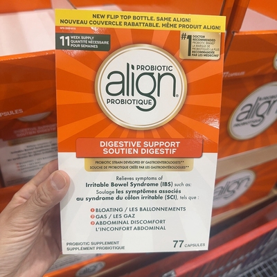本周特价 加拿大直邮 Align超强10亿长双岐杆益生菌 调理健康77粒