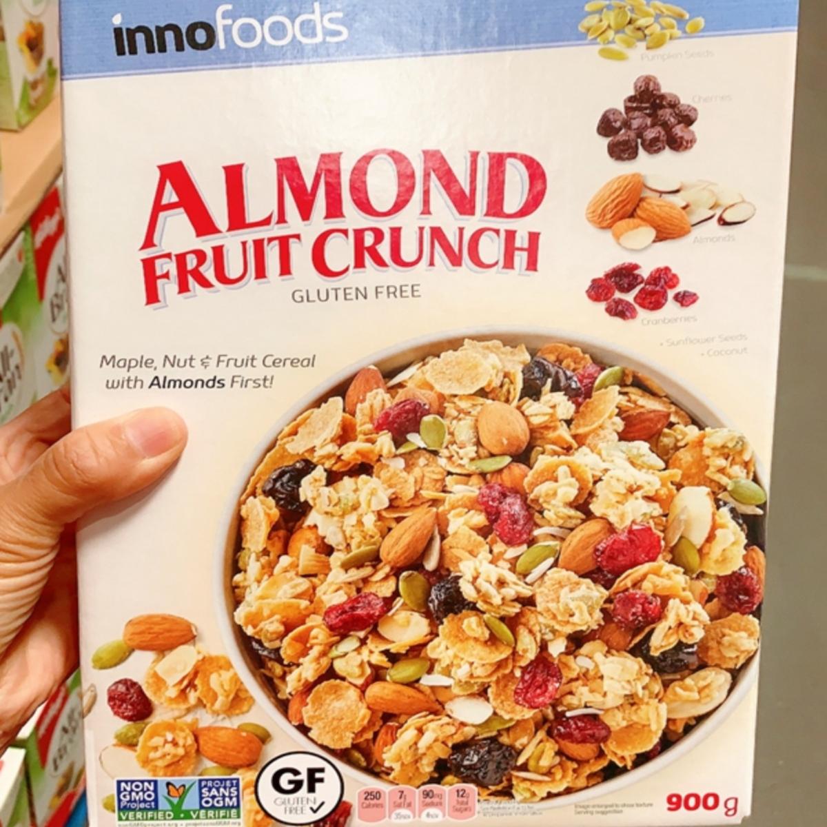加拿大邮Innofoods杏仁果干燕麦片蔓越莓南瓜籽无麦麸900g