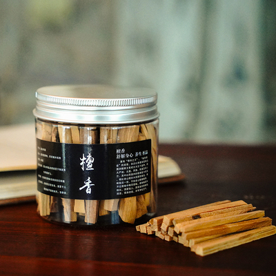 纯天然供香礼佛原木檀香条