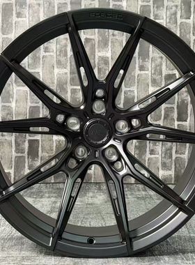 WF R2同款哑光黑色万吨锻造1990/2090 et22 适合奥迪A5S5 A7 RS5