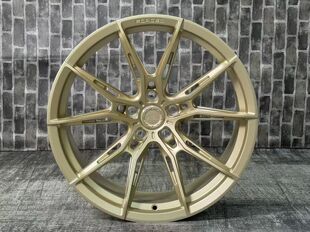 2090 哑光浅金万吨锻造1990 et22 适合奥迪A5S5 RS5 R2同款