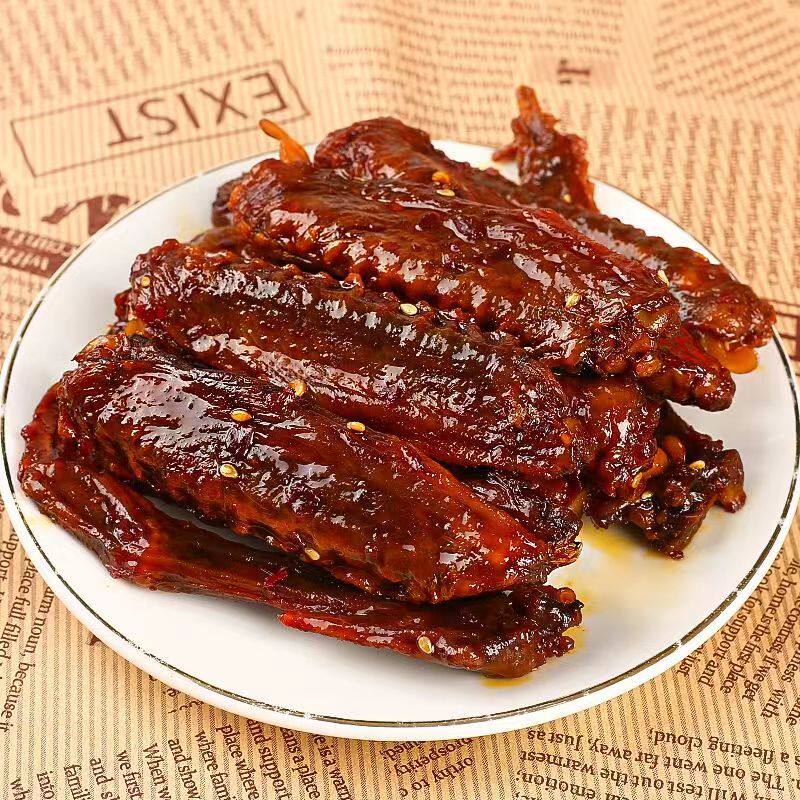 香辣鸭翅风干鸭翅湖南特产鸭肉零食