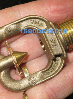 正品D3美国泰科消防撞击式中速水雾喷头K43.2 开式除尘喷头FM认证