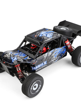 伟力124018专业高速遥控车全比例合金RC车电动四驱竞速越野玩具车