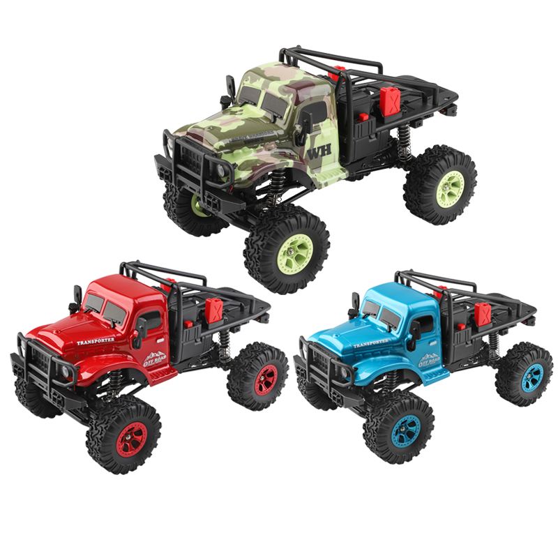 伟力184021 全比例攀爬车RC遥控车1/18仿真军卡越野车玩具车模型