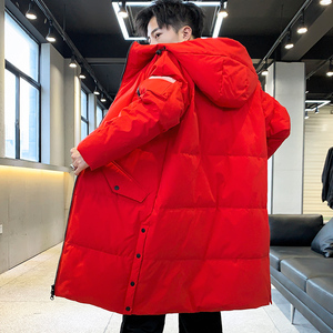 BLLZ店主风爆款羽绒服男士中长款工装韩版潮牌加厚外套913-P200图片