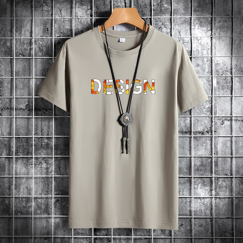 夏季男士短袖t恤潮流宽松潮牌纯棉衣服2021新款DT4764-DESIGN-P15,男装T恤,星座1410（原1902A）