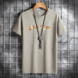 夏季男士短袖t恤潮流宽松潮牌纯棉衣服2021新款DT4764-DESIGN-P15，男装T恤，星座1410（原1902A）