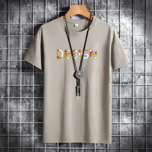 夏季男士短袖t恤潮流宽松潮牌纯棉衣服2021新款DT4764-DESIGN-P15图片
