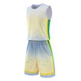 夏双面球衣篮球服套装美式定制两穿球衣比赛训练服男女款TZ938P48，男装休闲套装，星座1410（原1902A）