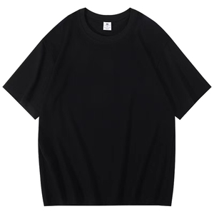 220克纯棉落肩短袖T恤男女打底衫适合二次开发体桖男t恤DT3001P15图片