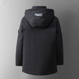 冬季羽绒服男士中长款外套2021新韩版女装情侣宽松工装YR9856P160，男装羽绒服，星座1410（原1902A）