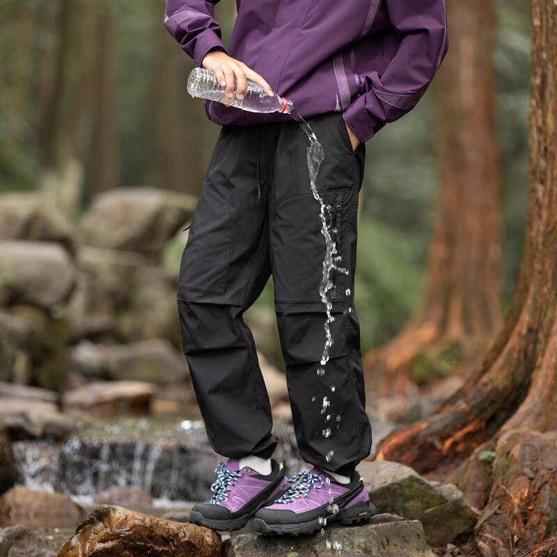 春秋季防泼水长裤宽松休闲直筒长裤高街高品质机能冲锋裤K2507P45,男装休闲裤,星座1410（原1902A）