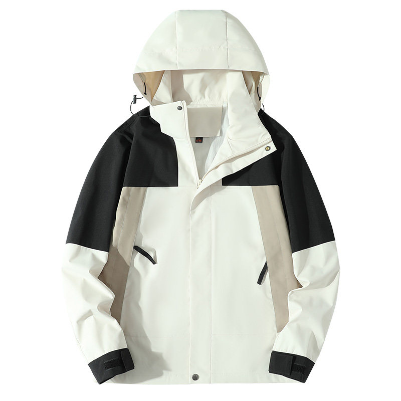 男夹克可拆卸帽户外情侣冲锋衣防水防风衣女登山服外套JK23618P55,男装夹克,星座1410（原1902A）