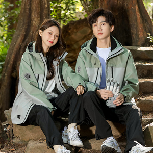 秋冬男女款夹克户外三合一冲锋衣可拆卸两件套登山服 CF2327P120图片