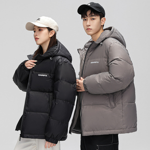 情侣羽绒服90%绒新款短款连帽加厚防风防寒户外外套YR2216P180图片