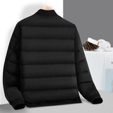 L-8XL大码90绒羽绒服男款中老年立领羽绒服外套白鸭绒YR76888P140，男装羽绒服，星座1410（原1902A）