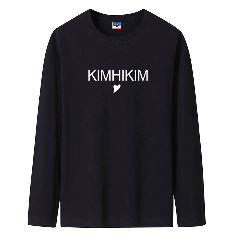 新款韩版男大码纯棉圆领长袖T恤男装码号标CT6992-KIMH-P18图片