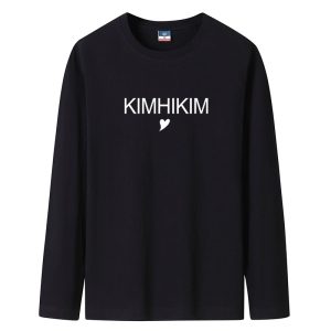 新款韩版男大码纯棉圆领长袖T恤男装码号标CT6992-KIMH-P18图片