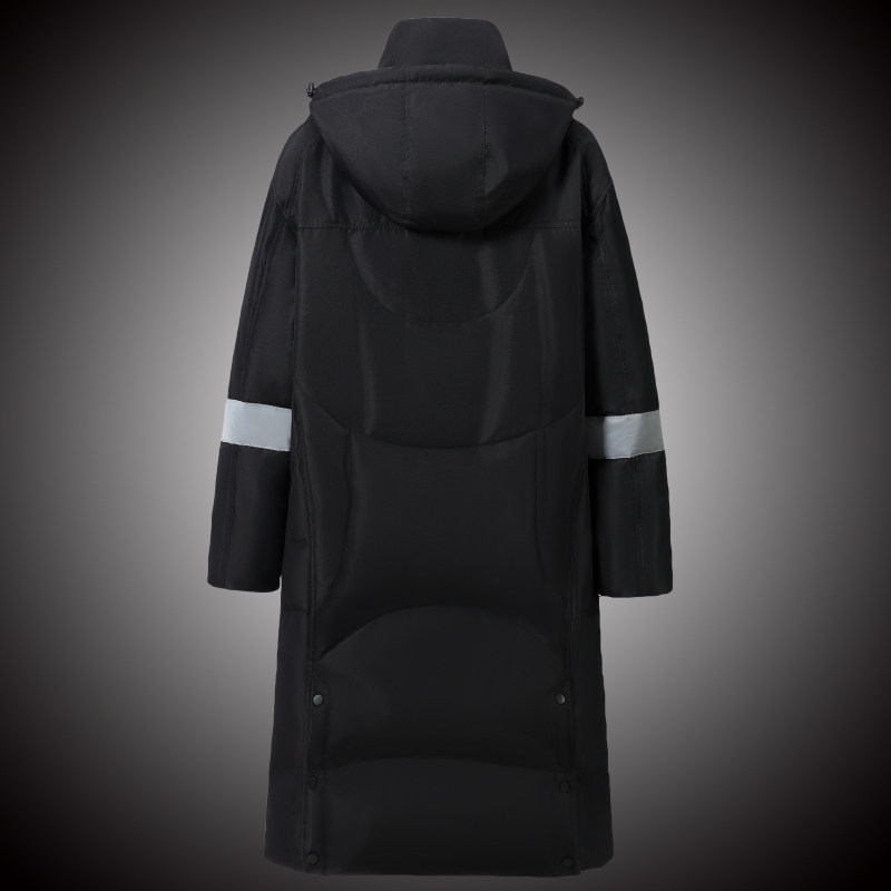 2024冬新款男士加厚长款羽绒服白鸭绒可脱卸帽外套男装YR2097P150,男装羽绒服,星座1410（原1902A）