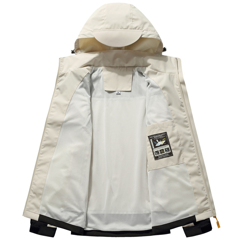 冲锋衣春秋户外薄款登山服防风男女情侣风衣夹克外套JK552DP45,男装夹克,星座1410（原1902A）