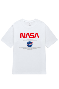 NASA夏季新款男T恤印花百搭港风简约短袖男潮 NS39-NASA字母P20图片