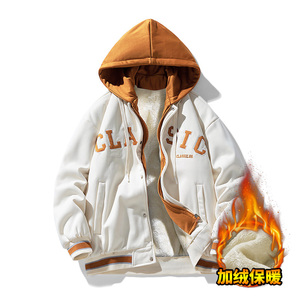 新款春秋港风棒球服夹克男休闲男女同款情侣夹克外套男 JK6868P78图片