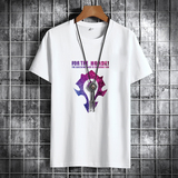 夏季男士短袖t恤潮流潮牌宽松纯棉衣服2021新DT4202-星空部落-P15，男装T恤，星座1410（原1902A）