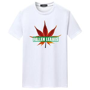 夏季男士短袖t恤青春宽松CVC60%棉新款男装DT3308-枫叶-P15图片