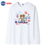 2022NASA新款韩版春秋男士纯棉圆领长袖T恤大码码号标CT6NS01-P18，男装T恤，星座1410（原1902A）