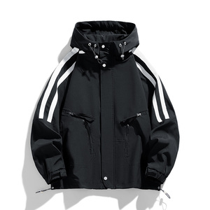 冲锋衣男潮春秋季户外工装夹克男女同款登山服夹克外套 JK6811P70图片
