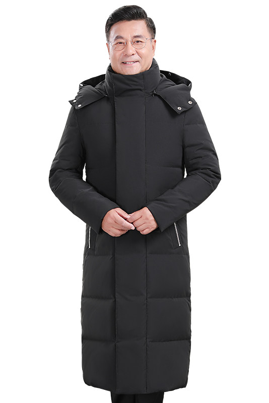 中长款大毛领羽绒服情侣连帽工装羽绒大衣大码外套YR098-1P150,男装羽绒服,星座1410（原1902A）