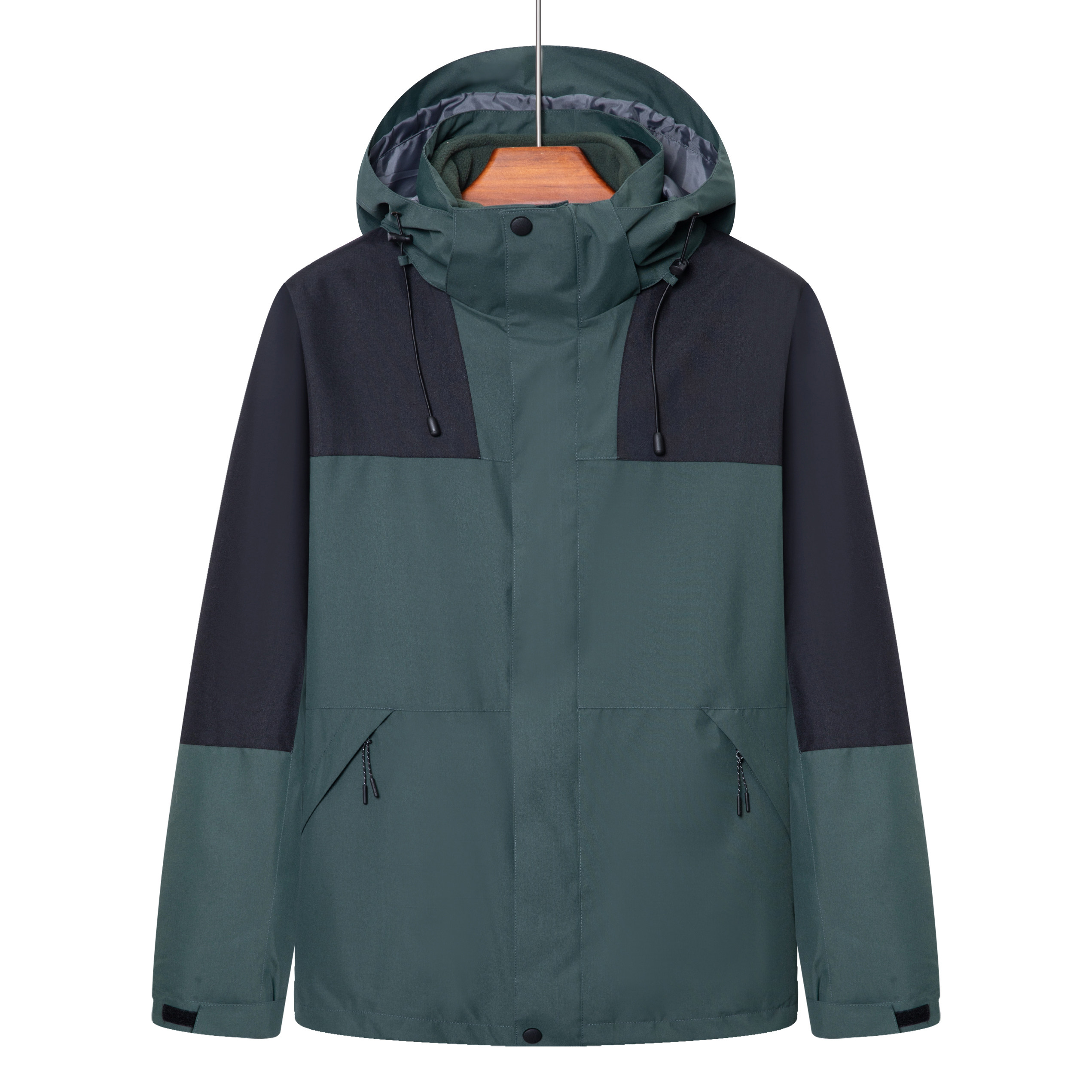 新款男女款摇粒内胆户外保暖登山服三合一防风防水外套CF2022P140图片