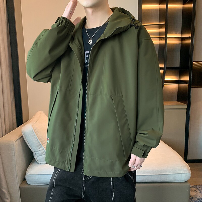 美式户外冲锋衣男式外套山系连帽情侣工装女登山冲锋衣夹克J89P50,男装夹克,星座1410（原1902A）