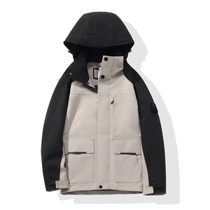 男女工装新款户外徒步运动单冲防水防风透气保暖登山服J1102P130图片