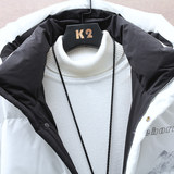羽绒服男潮短款2024年爆加厚渐变色雪山冬季情侣款连帽YR1641P120，男装羽绒服，星座1410（原1902A）