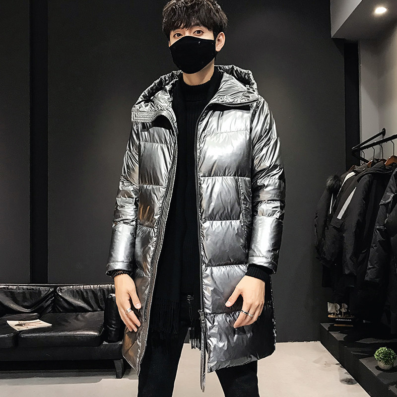 BLLZ室内模特爆款羽绒服男士中长款工装韩版潮牌加厚外套918-P200,男装羽绒服,星座1410（原1902A）