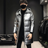 BLLZ室内模特爆款羽绒服男士中长款工装韩版潮牌加厚外套918-P200，男装羽绒服，星座1410（原1902A）