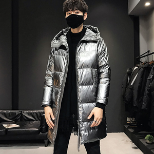 BLLZ室内模特爆款羽绒服男士中长款工装韩版潮牌加厚外套918-P200图片