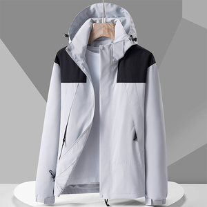 春秋户外运动冲锋衣男女情侣防水防风滑雪登山服夹克JK23657P35图片