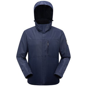秋冬户外冲锋衣男女款三合一两件套加绒加厚防水滑雪服CF1918P115图片