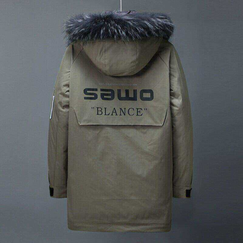 8866羽绒服男中长款加厚极寒冬装大毛领新款冬季外套YR8806P90,男装羽绒服,星座1410（原1902A）