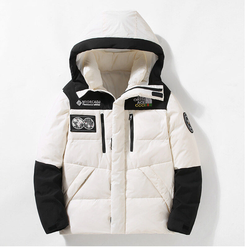 2021羽绒服情侣外套韩版潮流帅气亮面男加厚外套潮牌YR9850P120，男装羽绒服，星座1410（原1902A）