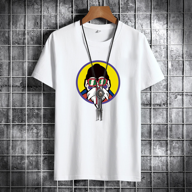 夏季男士短袖t恤潮流潮牌韩纯棉衣服2021新款DT4792-老仙龟-P15,男装T恤,星座1410（原1902A）